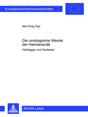 cover image of Die ontologische Wende der Hermeneutik